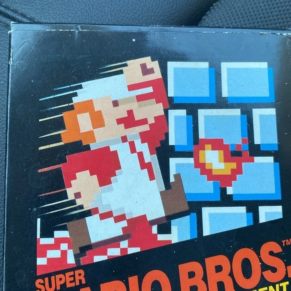 NES Super Mario Bros 7th Printing CIB Game Tested Working Cart Authentic